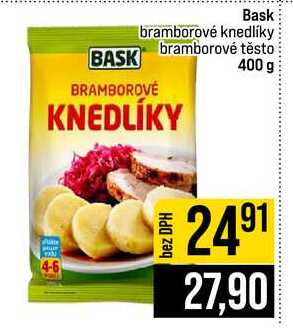 Bask bramborové knedlíky bramborové těsto 400 g