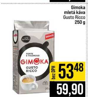 Gimoka mletá káva Gusto Ricco 250 g 