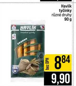Havlík tyčinky různé druhy 90 g