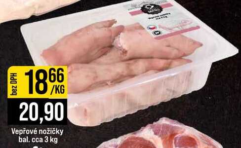 Vepřové nožičky bal. cca 3 kg 1kg