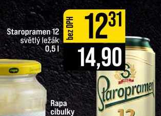 Staropramen 12 světlý ležák 0,5l