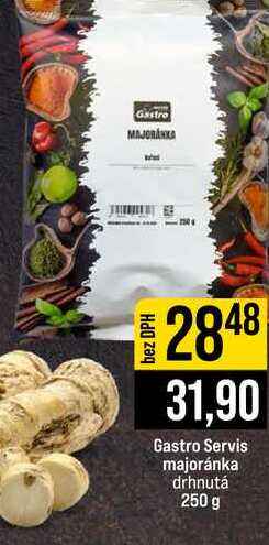 Gastro Servis majoránka drhnutá 250 g 