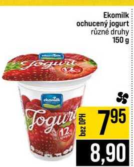 Ekomilk ochucený jogurt různé druhy 150 g