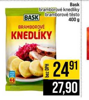 Bask bramborové knedlíky bramborové těsto 400 g