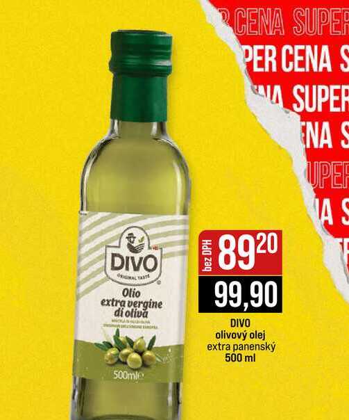 DIVO olivový olej extra panenský 500 ml 