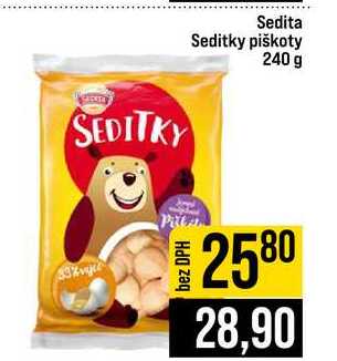 Sedita Seditky piškoty 240 g