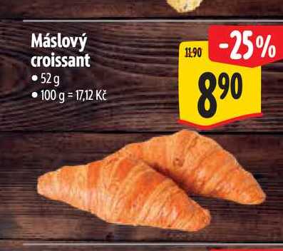 Máslový croissant 52g  