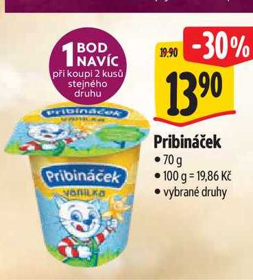 Pribináček 70 g