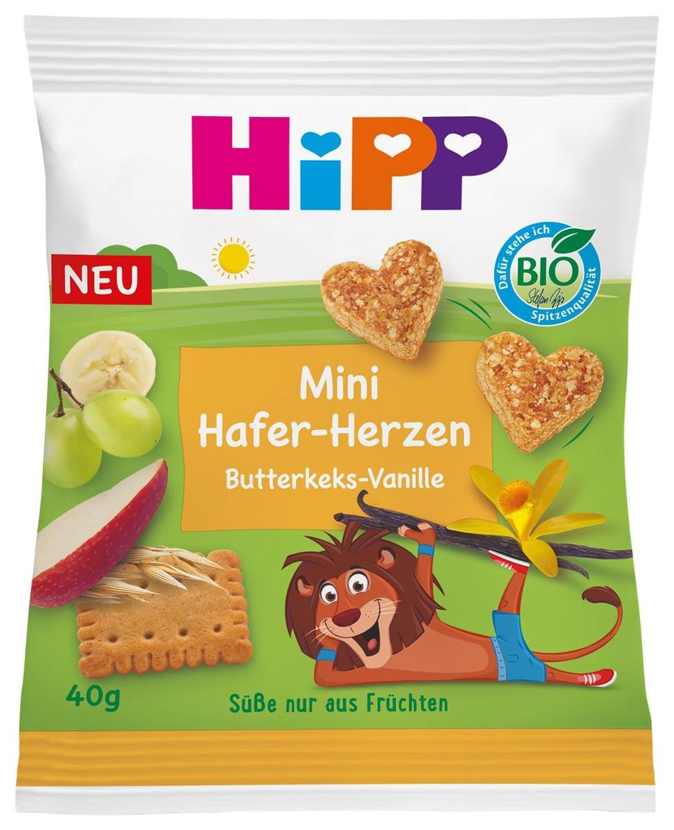 HiPP BIO Ovocno-obilná srdíčka, 40 g