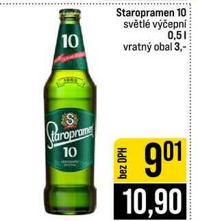 Staropramen 10 světlé výčepní 0,5l