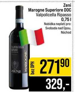 Zeni Marogne Superiore DOC Valpolicella Ripasso 0,75l