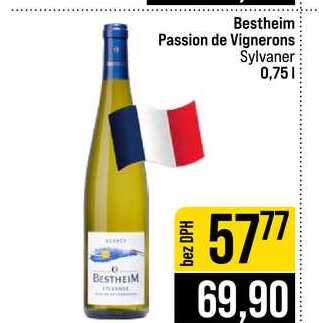Bestheim Passion de Vignerons Sylvaner 0,75l