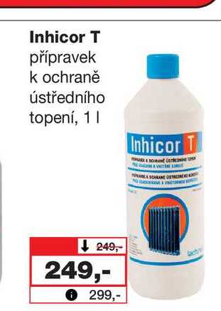 Inhicor T přípravek k ochraně ústředního topení, 1l