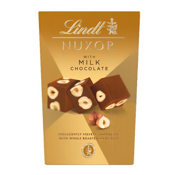 Lindt Nuxor Mléčná čokoláda s lískovými ořechy