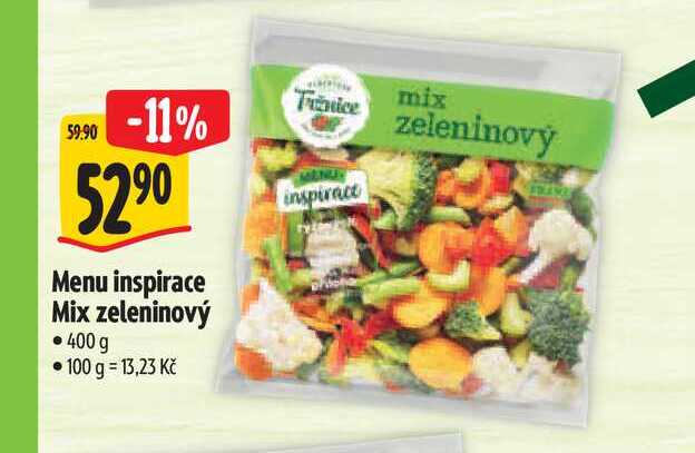   Menu inspirace Mix zeleninový 400 g 