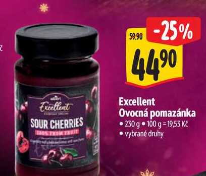 Excellent Ovocná pomazánka 230 g