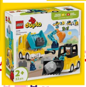 LEGO® DUPLO® 10475 Vozidla na stavbě 3 v 1