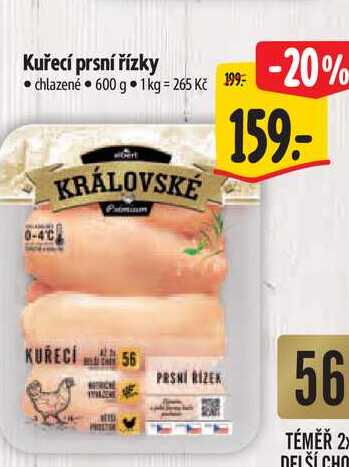 Kuřecí prsní řízky 600 g