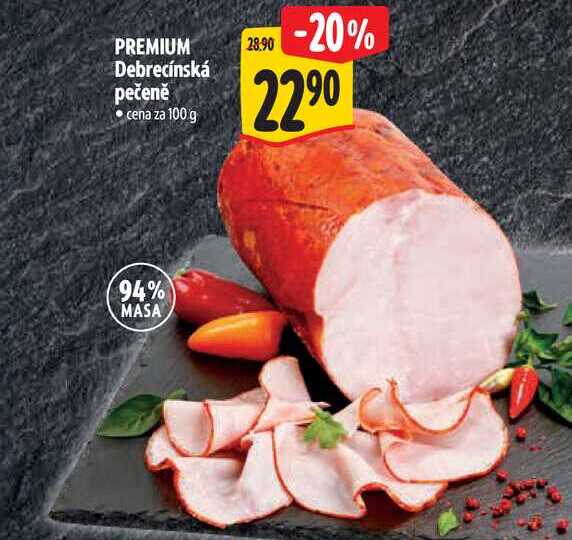 PREMIUM Debrecínská pečeně 100 g