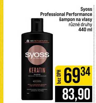 Syoss Professional Performance šampon na vlasy různé druhy 440 ml