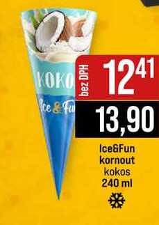 Ice&Fun kornout kokos 240 ml 