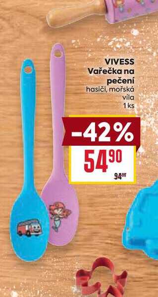 VIVESS Vařečka na pečení hasiči, mořská vila 1 ks