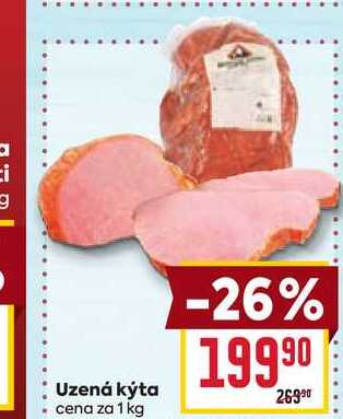 Uzená kýta cena za 1 kg