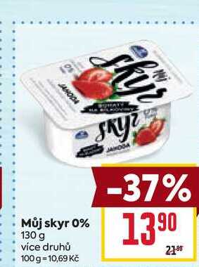 Můj skyr 0% 130 g 