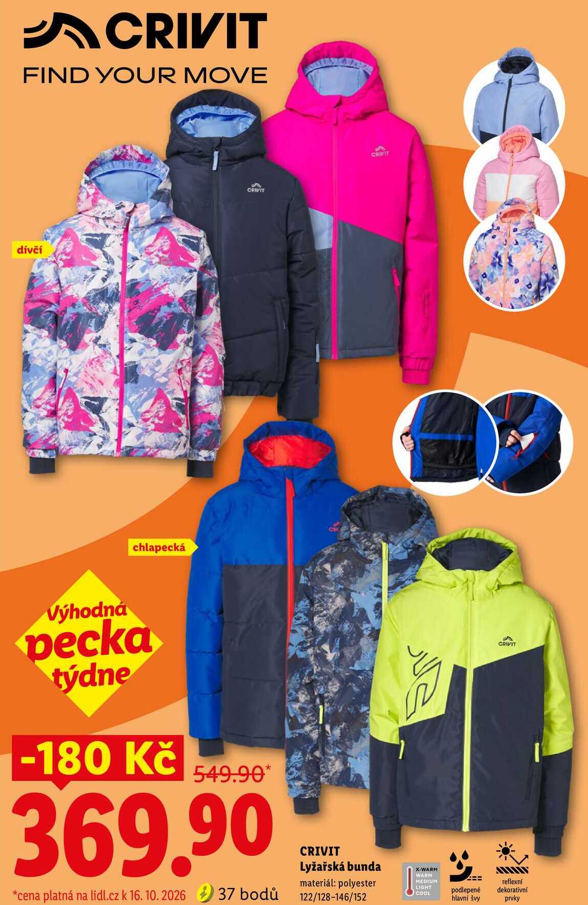 CRIVIT Lyžařská bunda