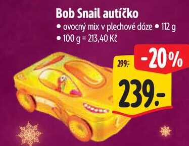 Bob Snail autíčko, 112 g