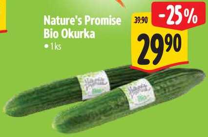 Nature's Promise Bio Okurka, 1 ks