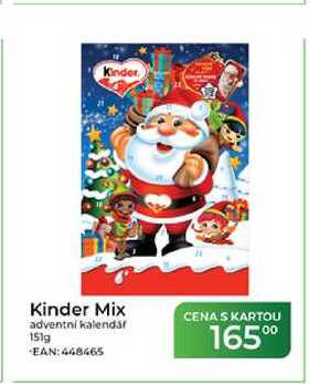 Kinder Mix adventní kalendář 151 g