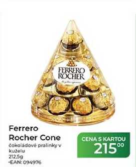Ferrero Rocher Cone čokoládové pralinky v Kuželu 212.5g