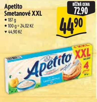 Apetito Smetanové XXL, 187 g