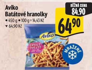 Aviko Batátové hranolky, 450 g