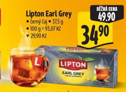 Lipton Earl Grey, 37,5 g