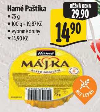 Hamé Paštika, 75 g