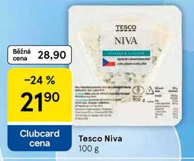 Tesco Niva, 100 g