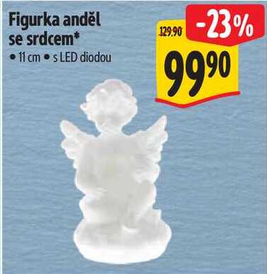 Figurka anděl se srdcem