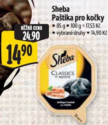 Sheba Paštika pro kočky, 85 g