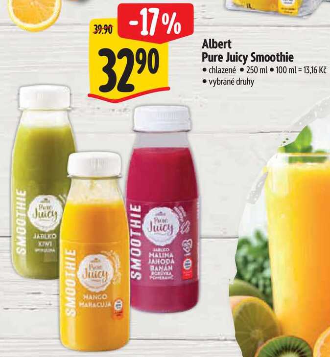 Albert Pure Juicy Smoothie, 250 ml
