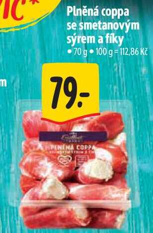 Plněná coppa se smetanovým sýrem a fíky, 70 g
