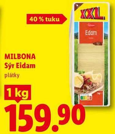MILBONA Sýr Eidam, 1 kg