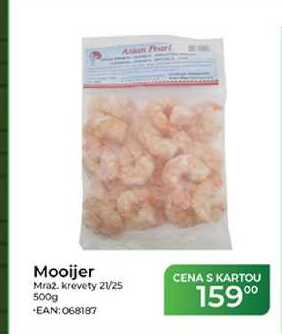 Mooijer Mraz. krevety 21/25 500g 