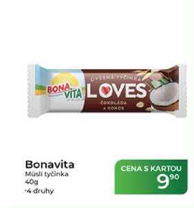 Bonavita Müsli tyčinka 40g  v akci