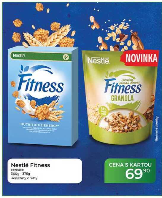 Nestlé Fitness cereálie 300g-375g 