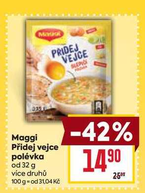 Maggi Přidej vejce polévka od 32 g