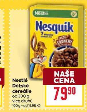 Nestlé Dětské cereálie od 300 g