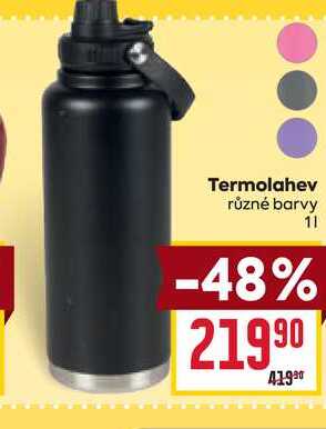 Termolahev různé barvy 1l