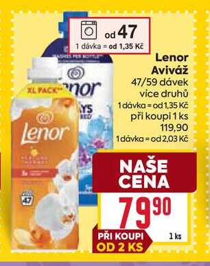 Lenor Aviváž 47/59 dávek